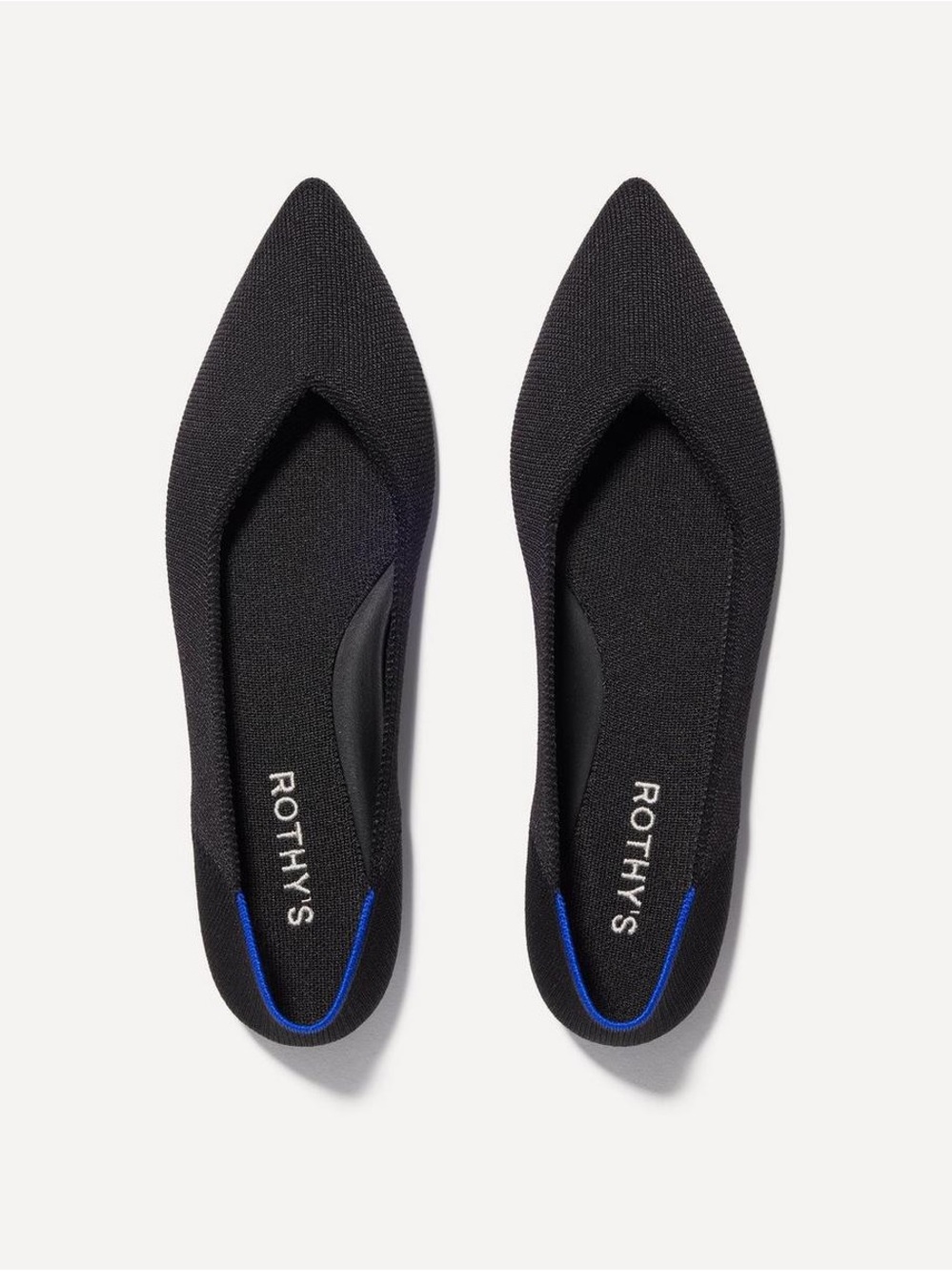 Rothy's Women's Black Pointed Flats
